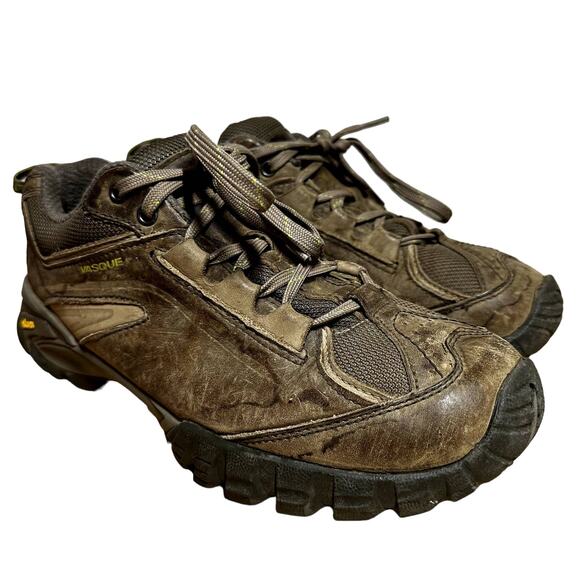 Vasque Mantra 2.0 GTX Hiking Boots Nubuck Leather GORE-TEX Vibram Brown 9.5M - Picture 1 of 6
